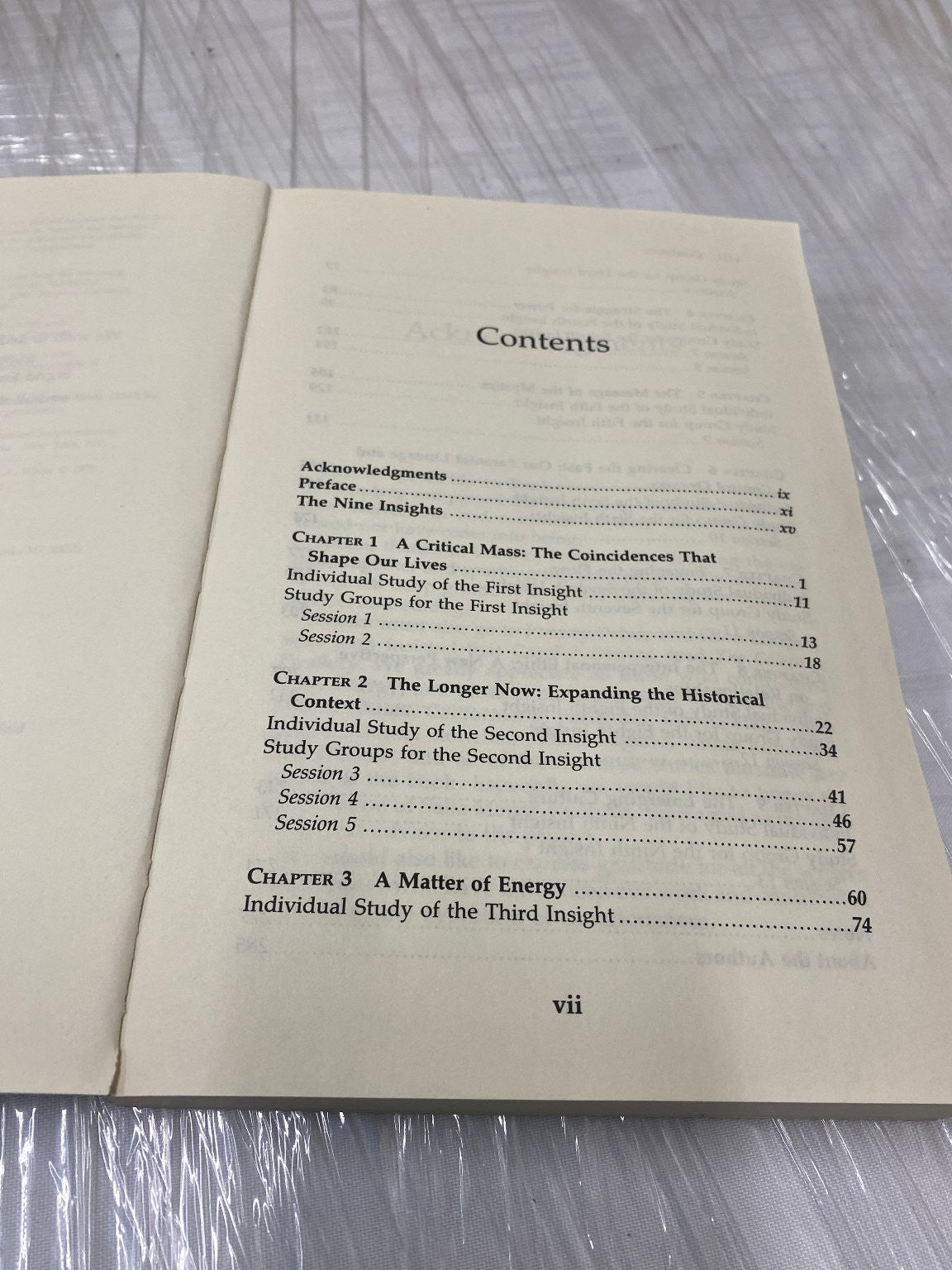 The Celestine Prophecy An Experiential Guide Redfield 1995 First Edition Warner