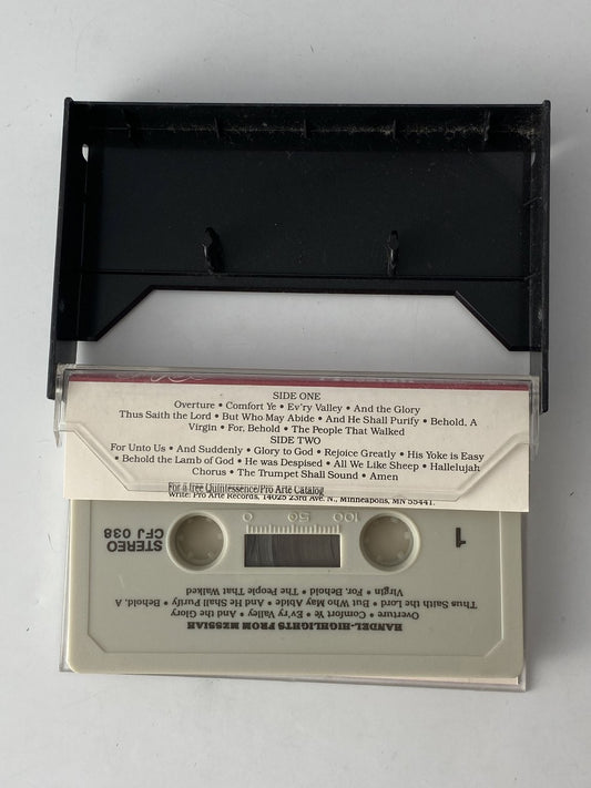 Handel Highlights from Messiah Cassette Sir Malcolm Sargent Royal Philharmonic