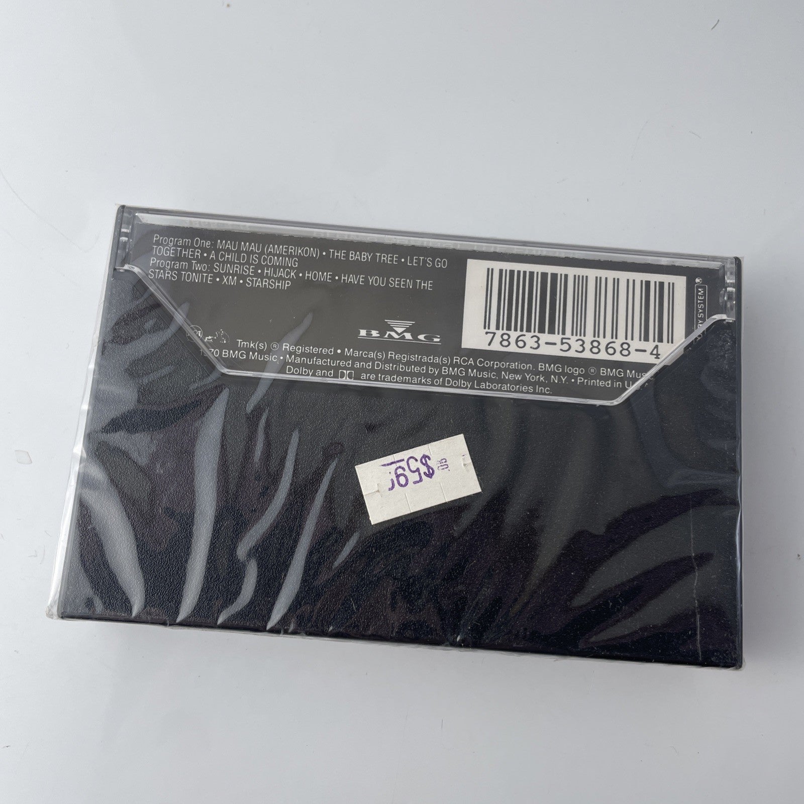 PAUL KANTNER ‎– Blows Against The Empire 1976 US cassette SEALED J Starship
