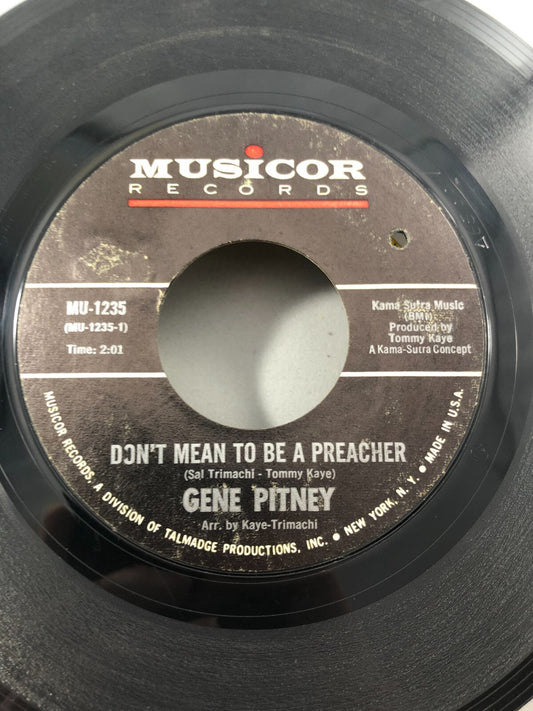 Gene Pitney - Animal Crackers 7" VG+ Vinyl 45 Musicor MU 1235 USA 1967 VG+