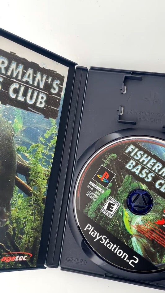 Fisherman's Bass Club PlayStation 2 Video Game Fishing Simulation