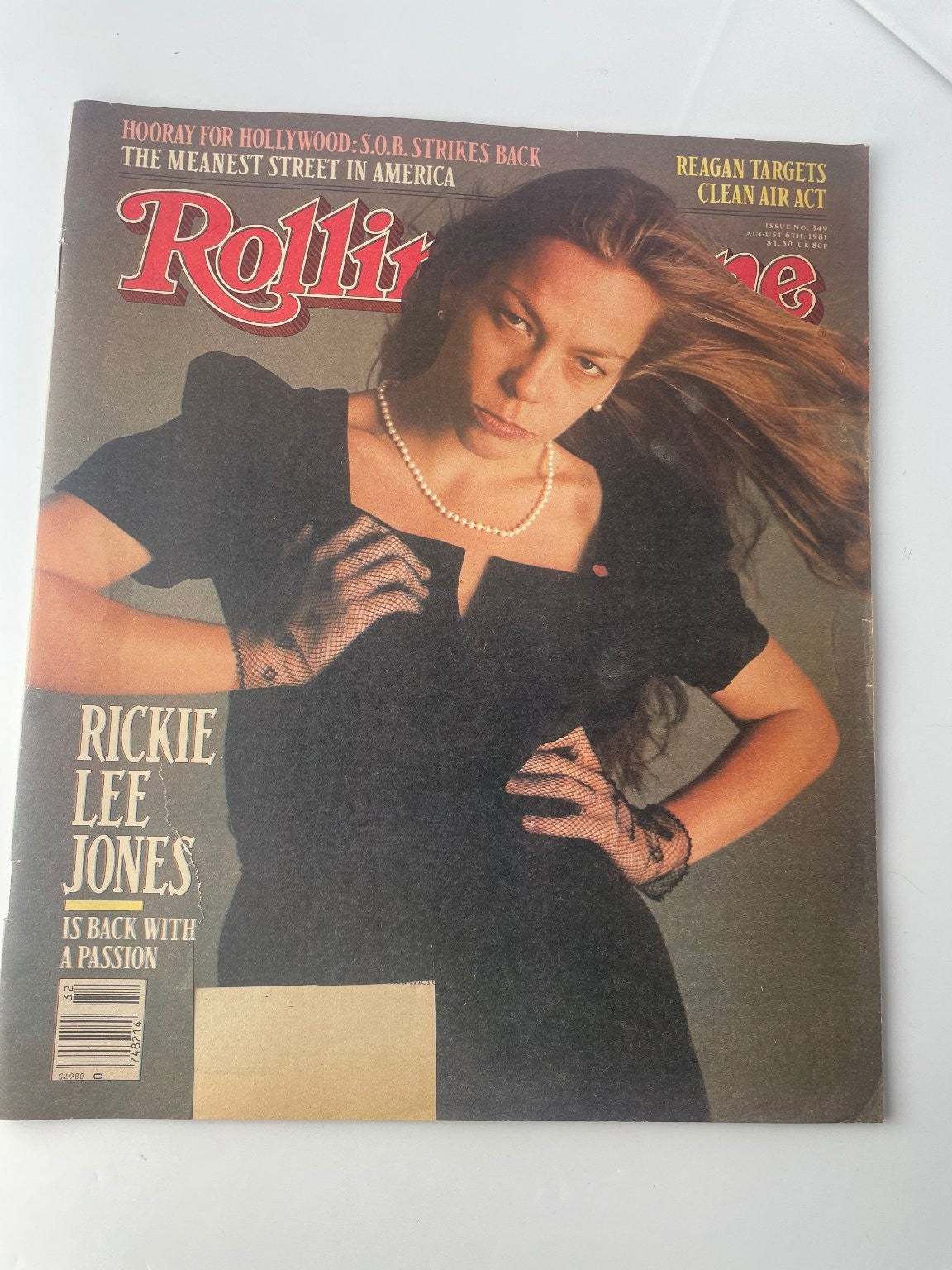 Rolling Stone Magazine Rickie Lee Jones August 6 1981 Issue 349