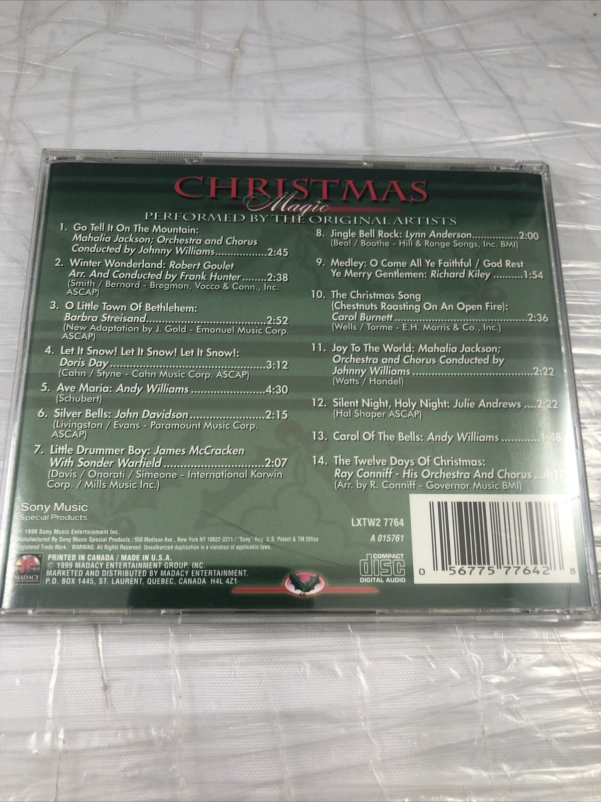 Christmas Magic - Disc 2 - Various Artists (CD) Julie Andrew’s Barbra Streisand