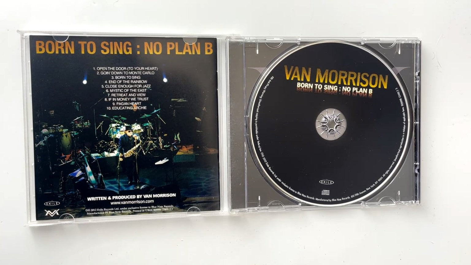 Van Morrison - Born To Sing: No Plan B CD 2012 Jazz Rock Exile