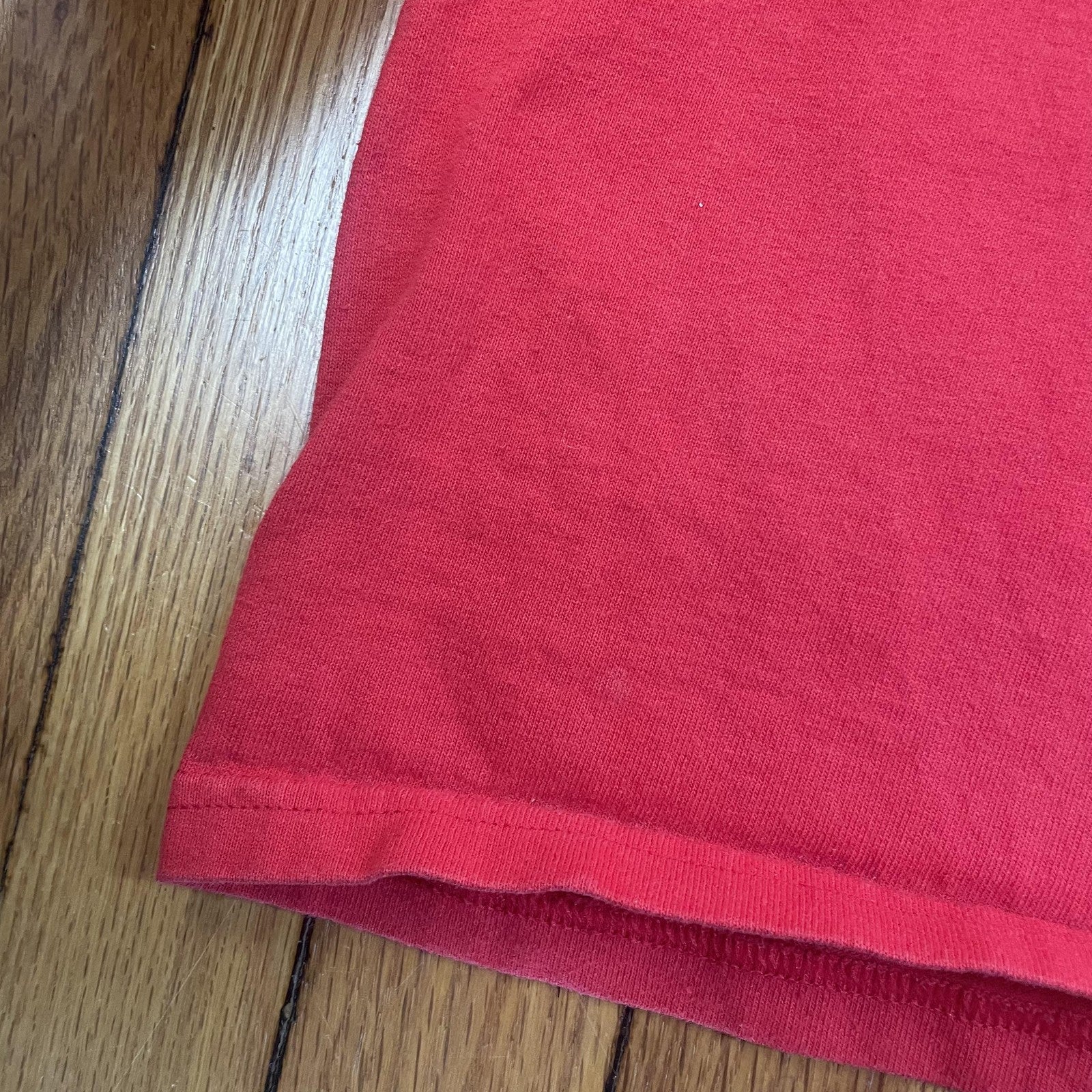 Champion Shirt Mens Small Red Space Planets Saturn Graphic Tee Vintage Style