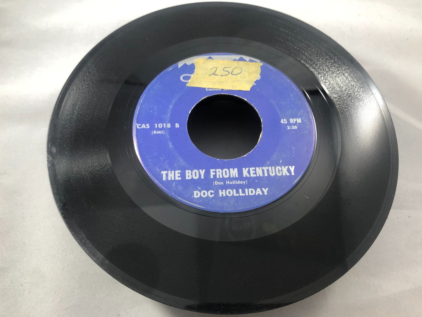 OLD COUNTRY 45 DOC HOLLIDAY  The Boy from Kentucky / Hello Nothing VG