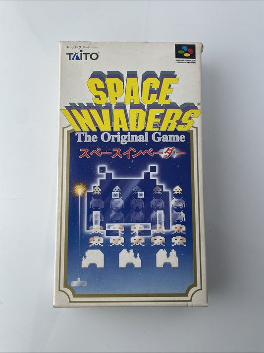 Nintendo Super Famicom SFC Space Invaders Complete CIB Import Japanese US SELLER