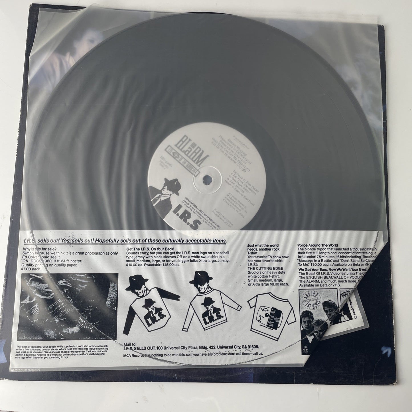 The Alarm - Eye of the Hurricane (Record) Excellent IRS-42061