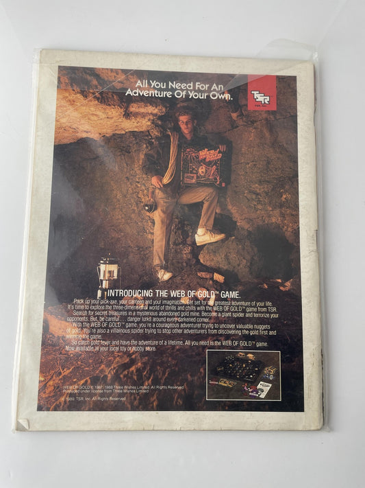 Vintage Dragon Magazine Issue 154 Feb 1990 TSR D&D AD&D Dragonlance Art RPG