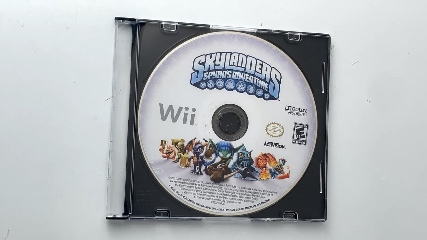 Skylanders Spyro's Adventure Wii Video Game Multiplayer