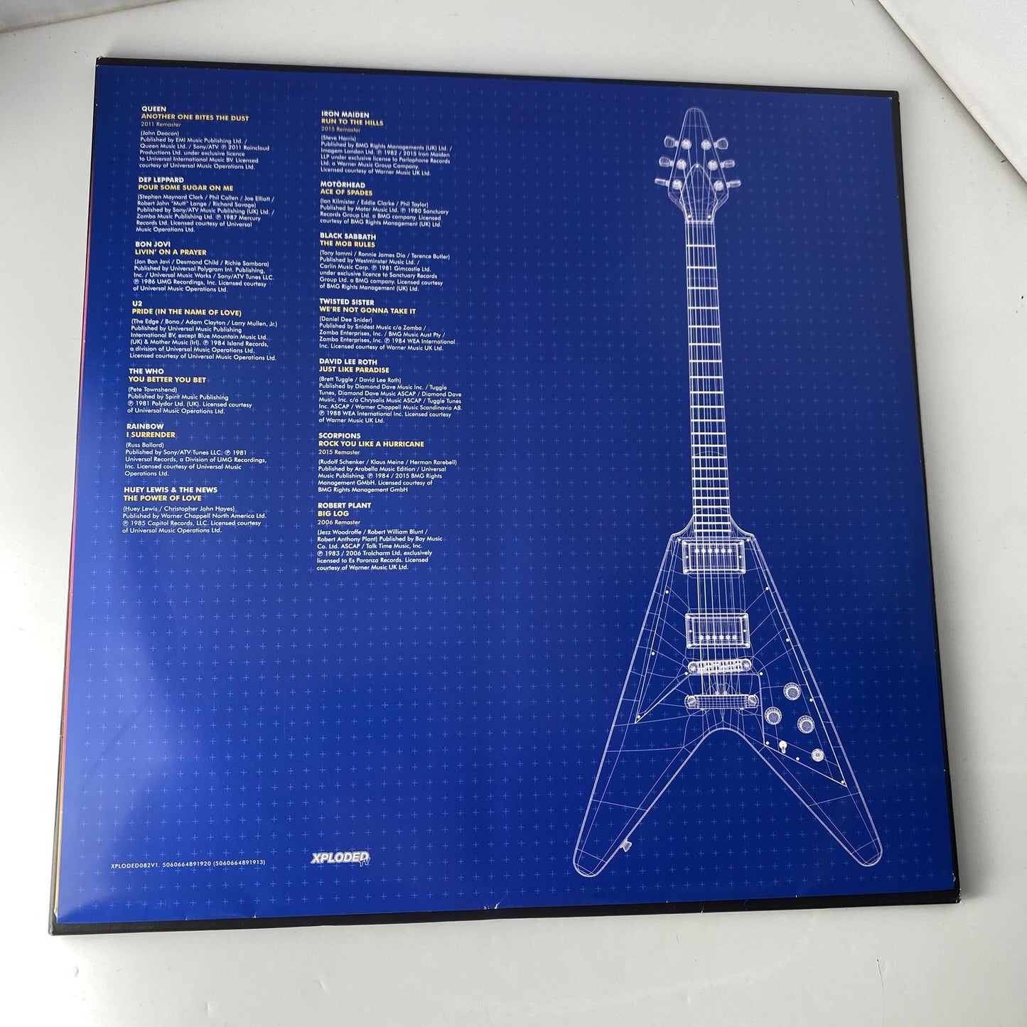 80s Rockdown 2xLP Black Vinyl 12" 33 RPM 2021 Xploded Rock Metal Album