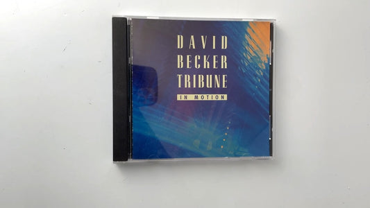 David Becker Tribune - In Motion CD 1991 Jazz Fusion Bluemoon