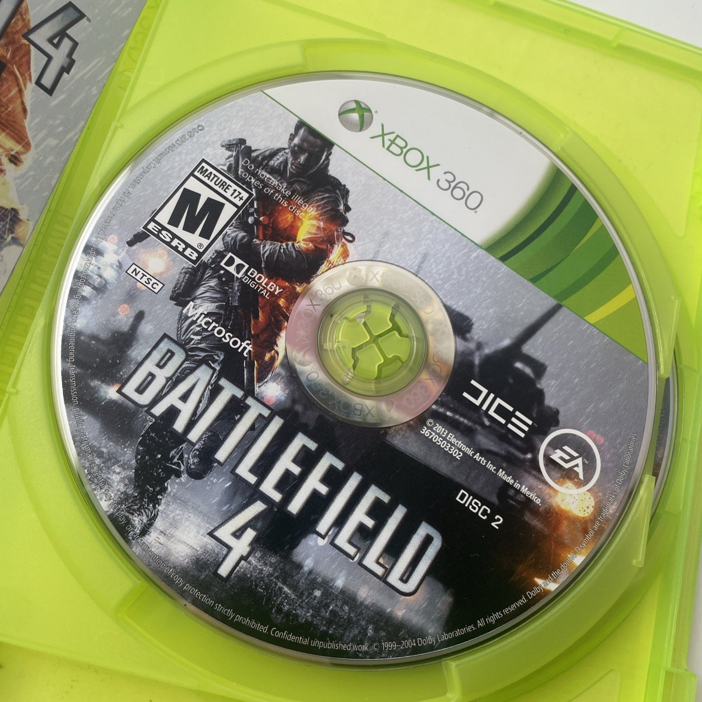 Battlefield 4 - Includes China Rising Expansion Pack ( Xbox 360, 2004) Complete