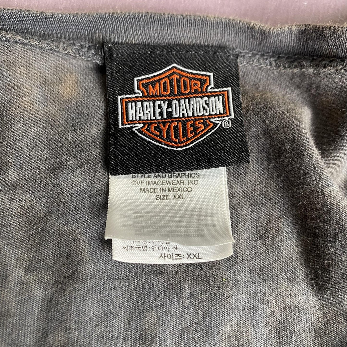 Harley-Davidson Shirt Womens 2XL Long Sleeve Love and Ride Eagle Faribault MN
