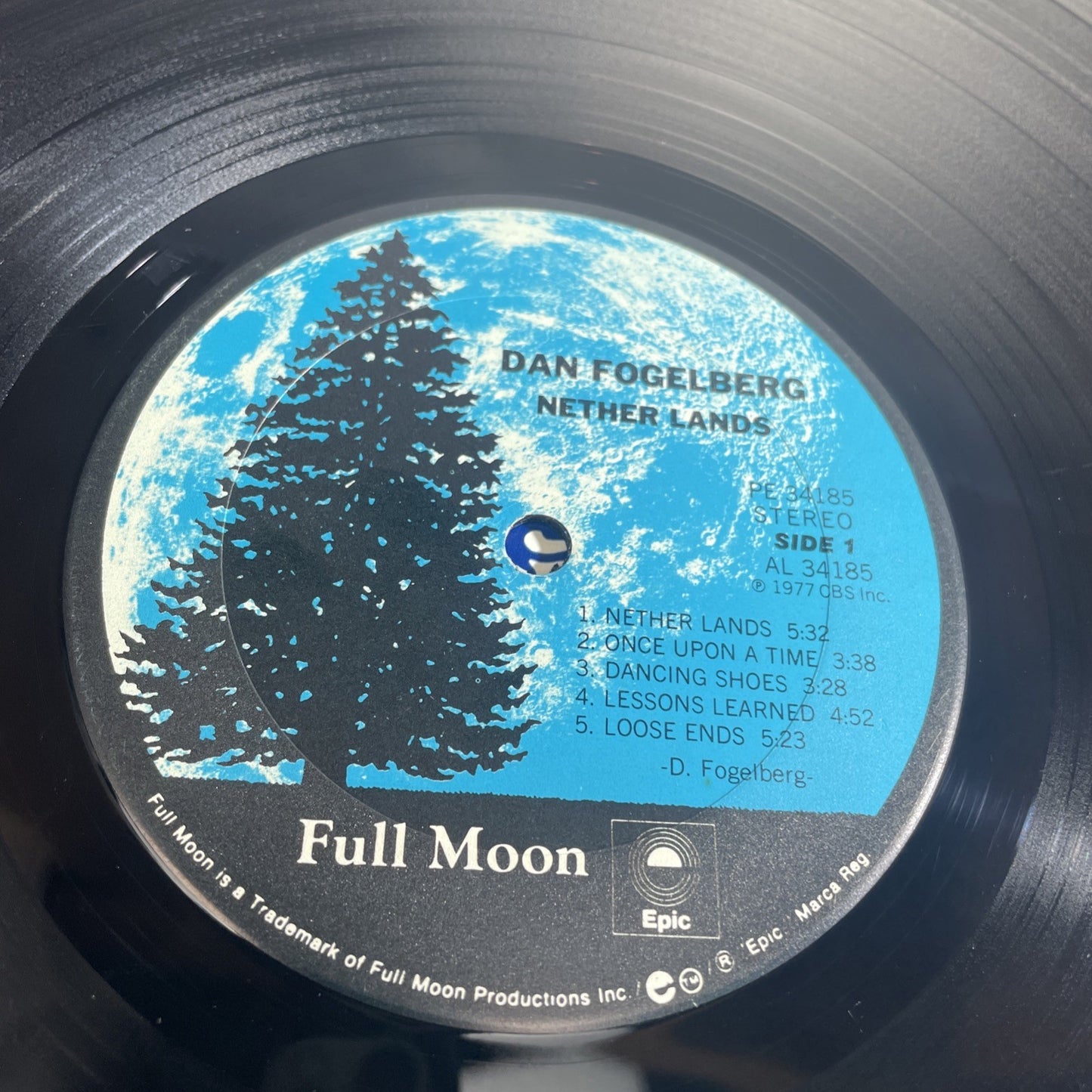 Dan Fogelberg Nether Lands LP Full Moon Epic PE 34185 1977 Record VG