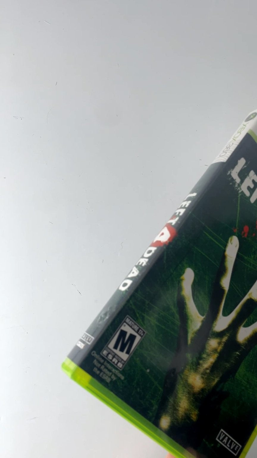 Left 4 Dead Xbox 360 Video Game Multiplayer Co-Op Zombie
