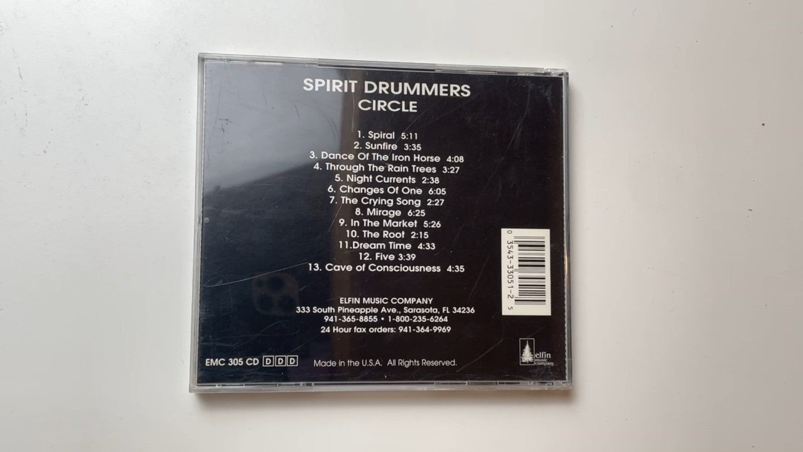 Spirit Drummers - Circle CD 1993 Elfin Music Company World Music EMC305
