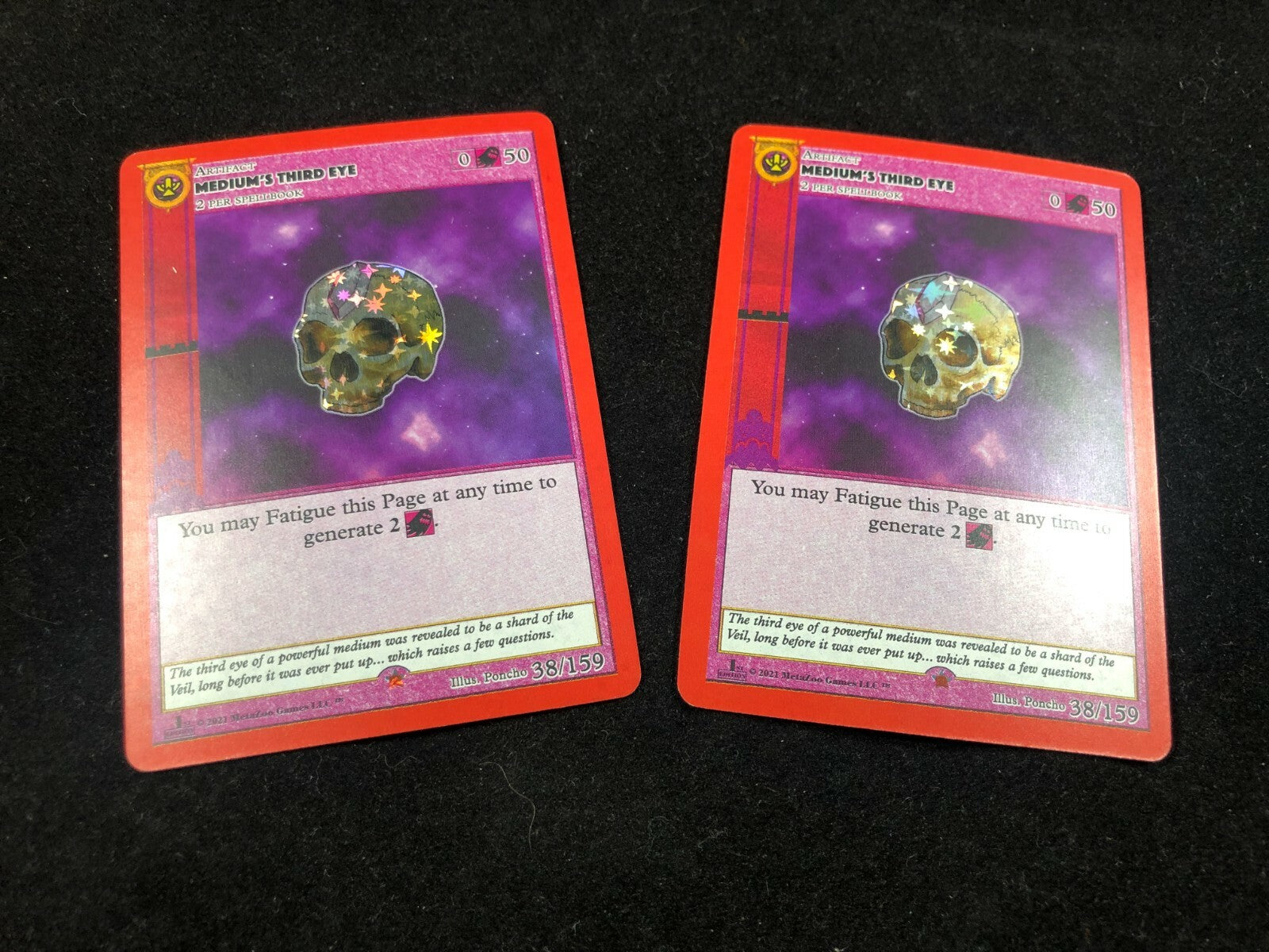 X2MetaZoo Cryptid Nation Medium's Third Eye 38/159 1st Edition Reverse Holo MINT