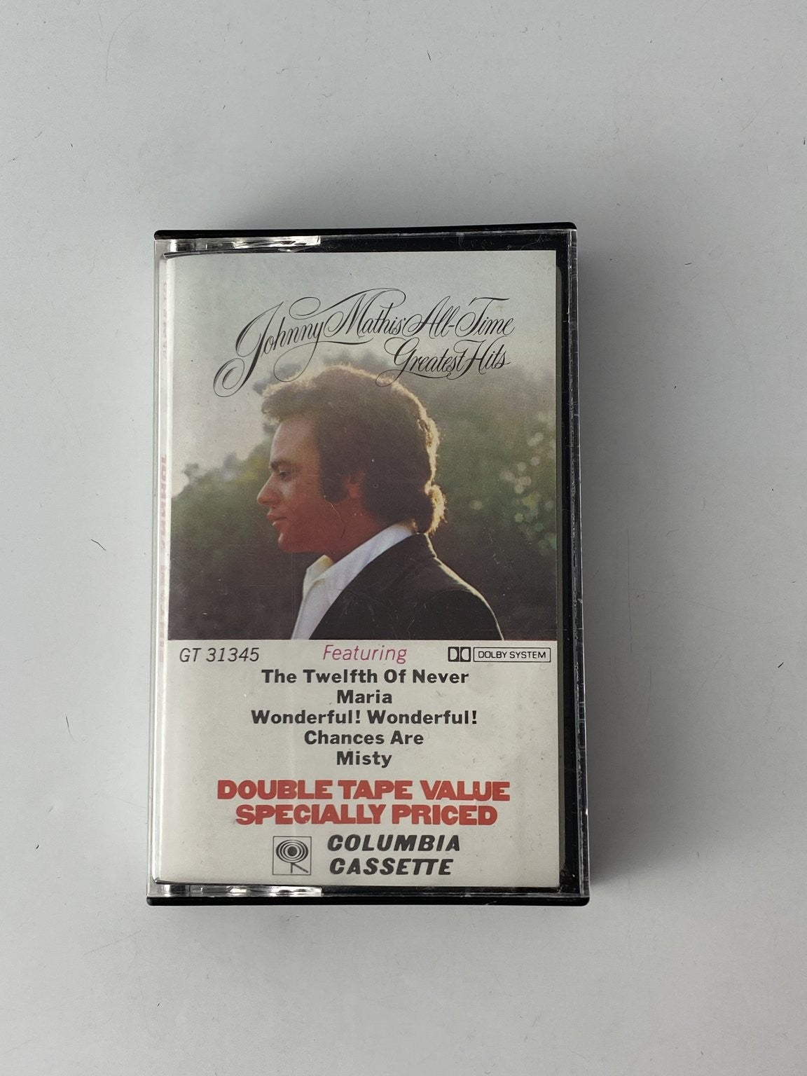Johnny Mathis All-Time Greatest Hits Cassette 1972 Columbia Double Tape