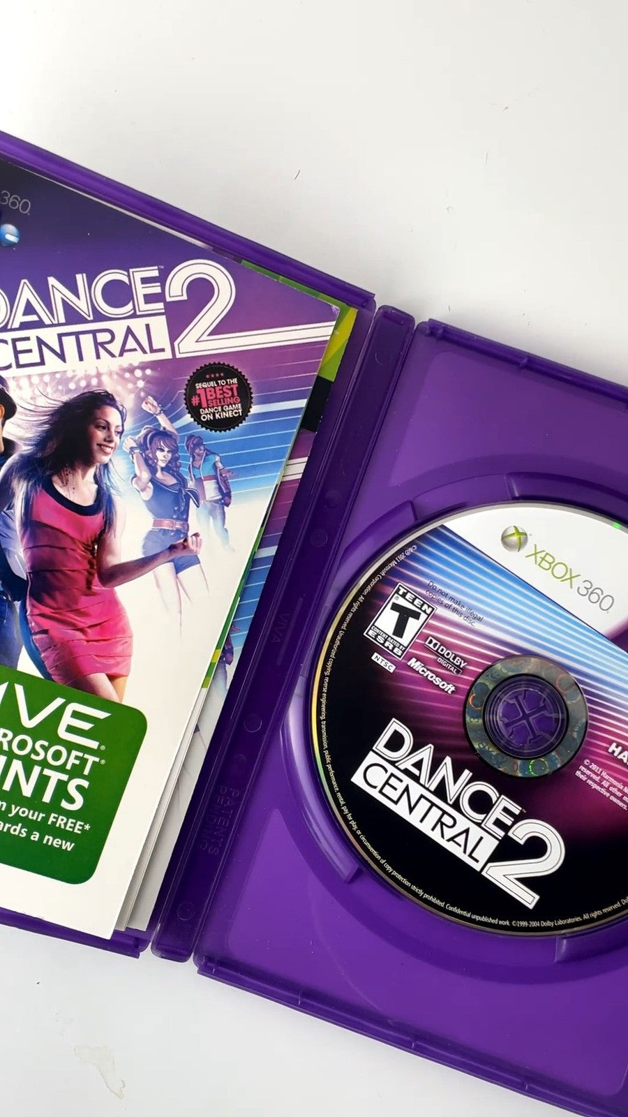 Dance Central 2 Xbox 360 Kinect Video Game Multiplayer