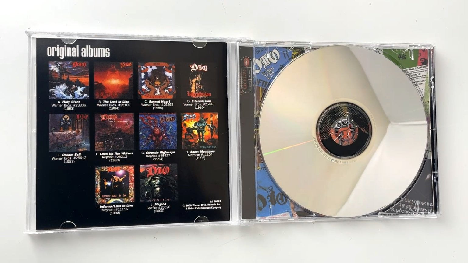 Dio - The Very Beast Of CD 2000 Warner Archives Heavy Metal Compilation
