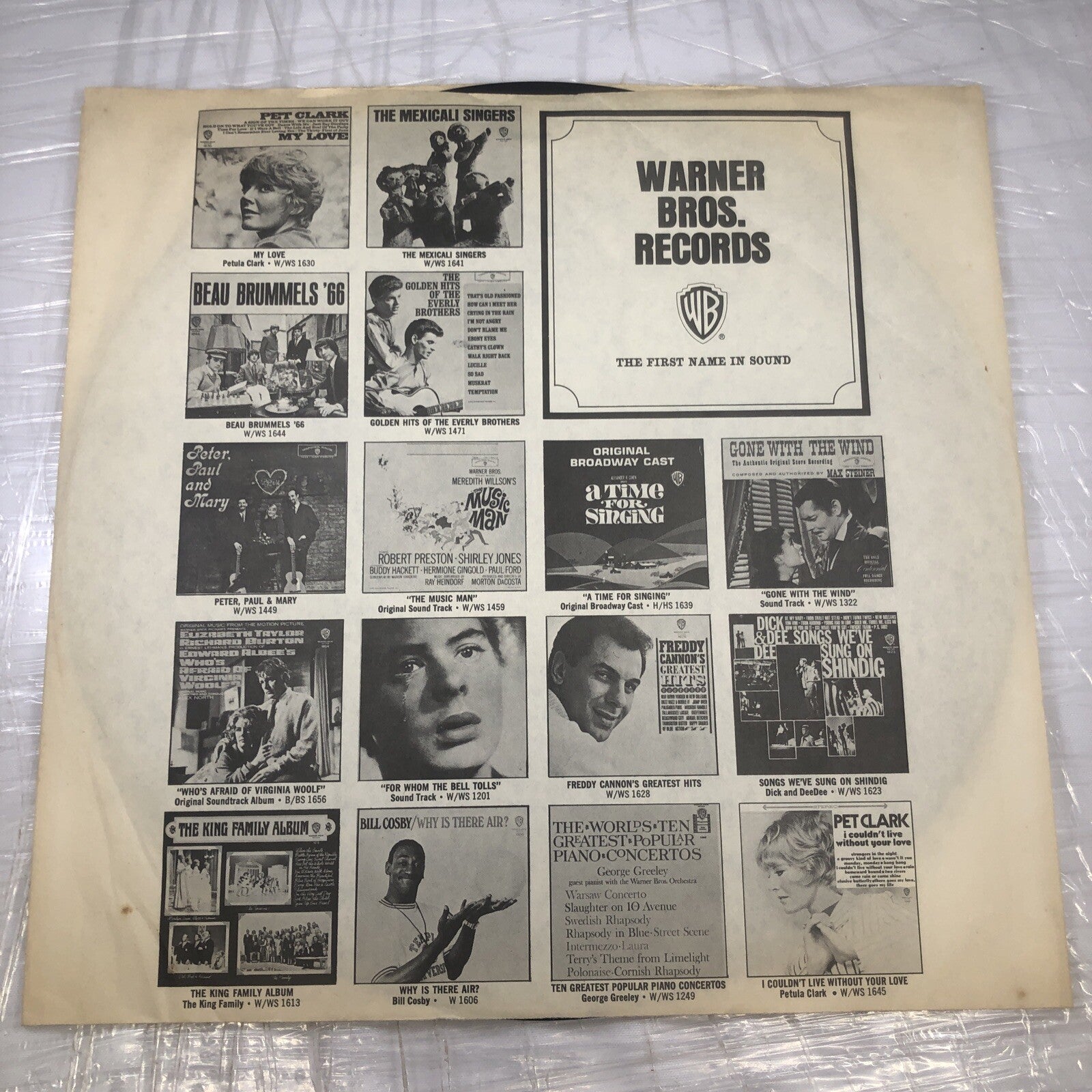 The Association Insight Out Warner Bros WS1696 Stereo 1967 See Pics
