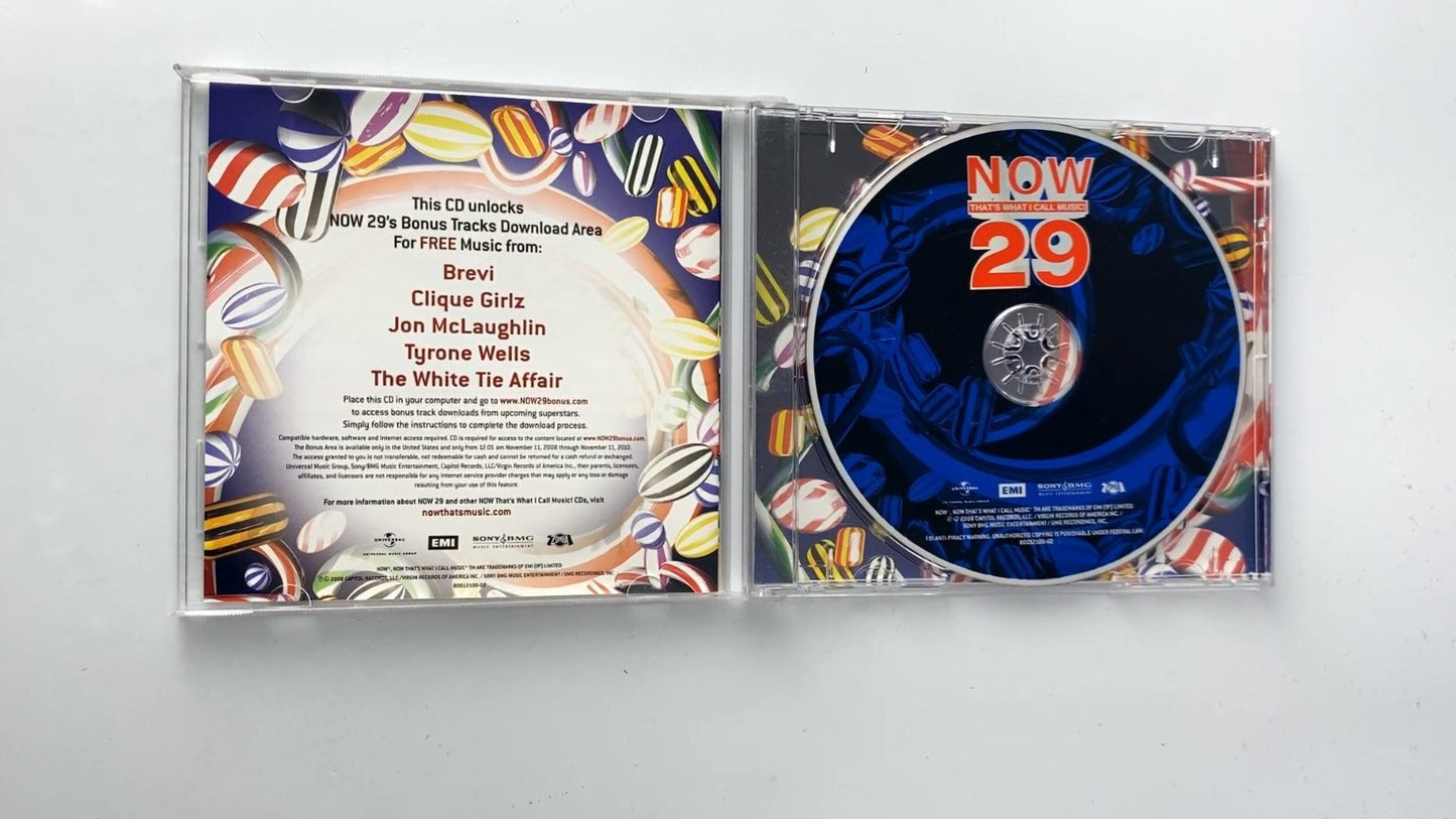 Various Artists - NOW 29 CD 2008 Pop Hip-Hop Universal Music