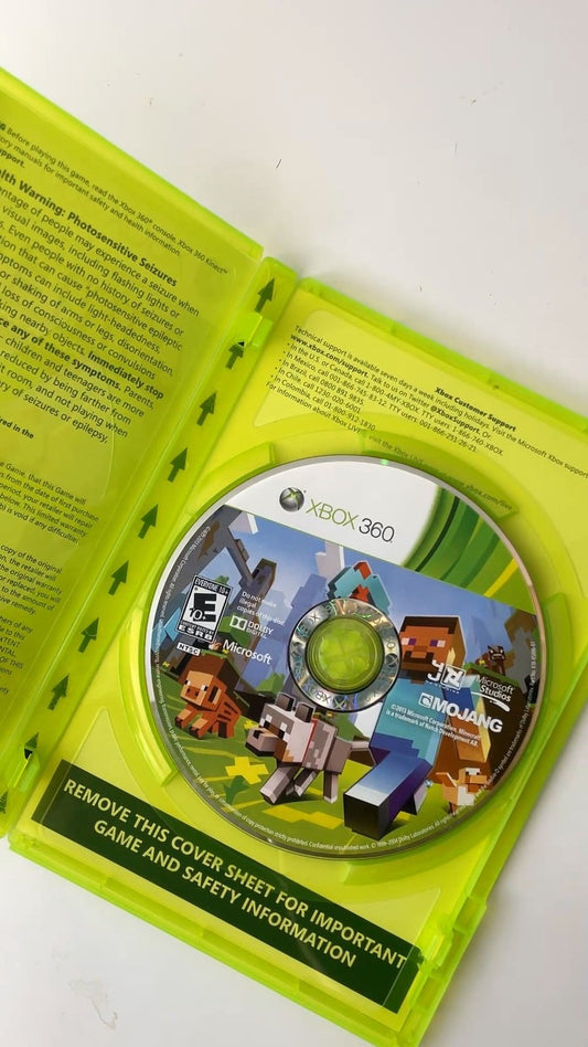 Minecraft Xbox 360 Edition Xbox 360 Video Game Multiplayer TESTED WORKING