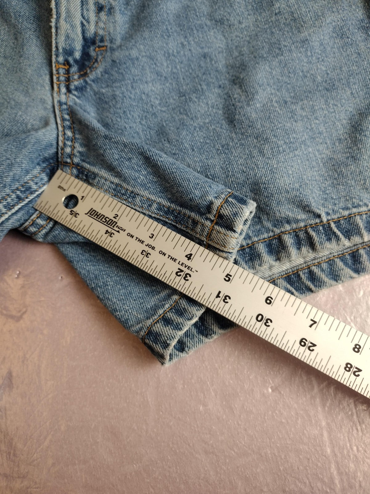 Tommy Jeans Denim Shorts Juniors 13 Blue Relaxed Fit Mom Casual Pockets