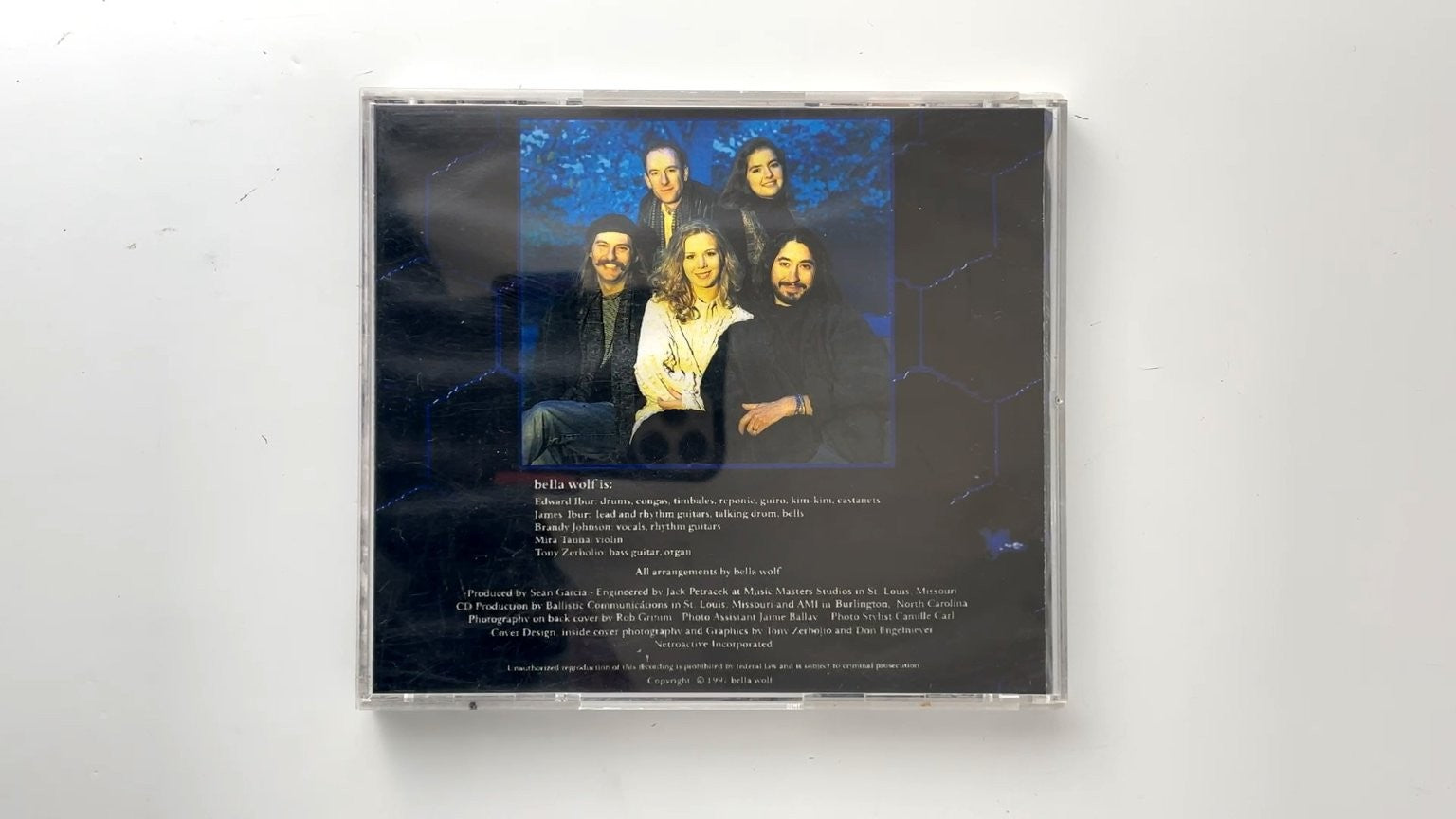 Bella Wolf - Beehive CD 1994 Folk Rock Retroactive Inc