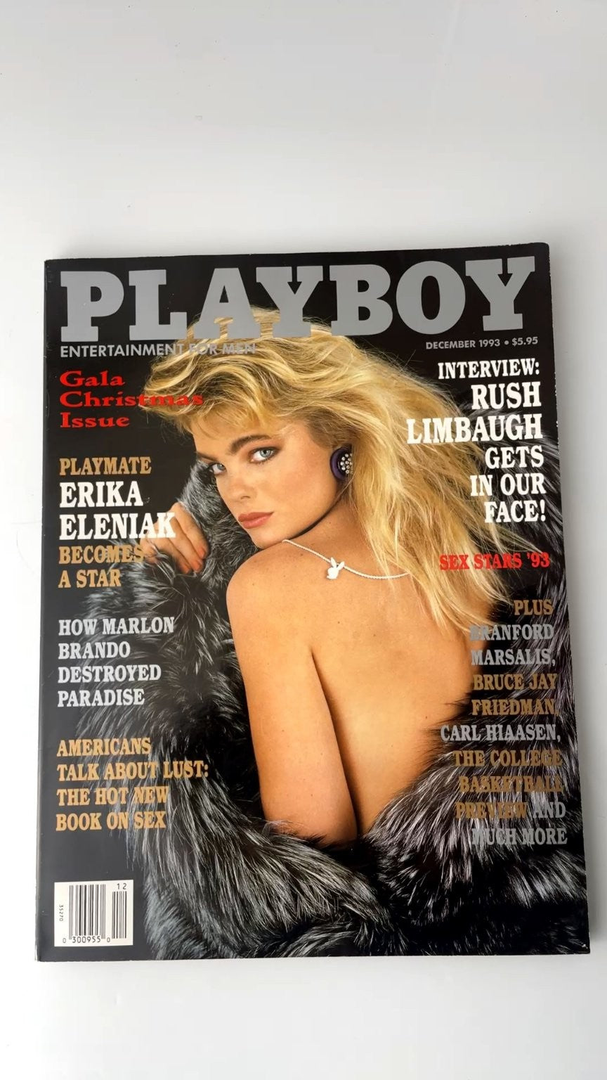 Playboy December 1993 Erika Eleniak Rush Limbaugh Interview