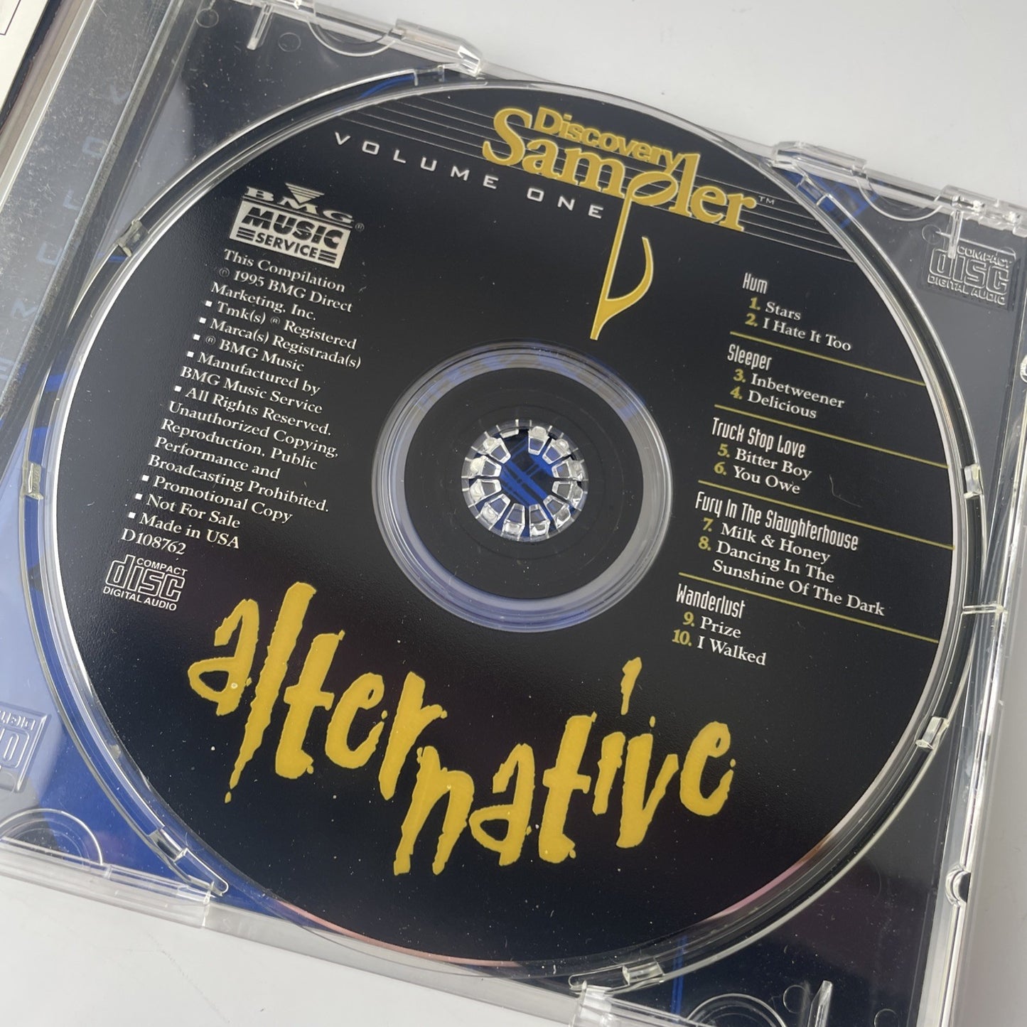 Discovery Sampler: Alternative (CD, 1995, BMG) Hum Sleeper Wanderlust