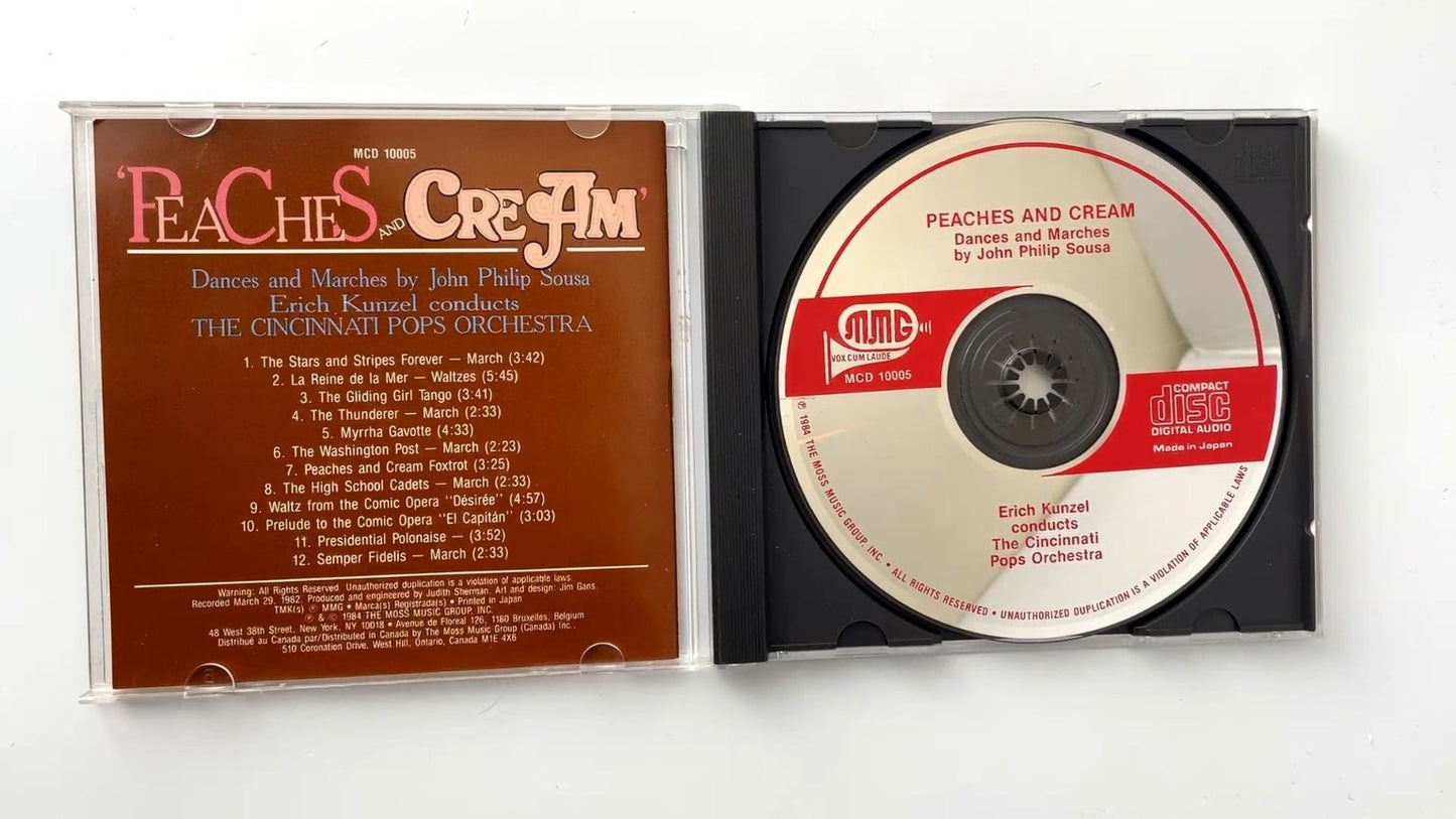 John Philip Sousa - Peaches and Cream CD 1984 MMG Classical Marches