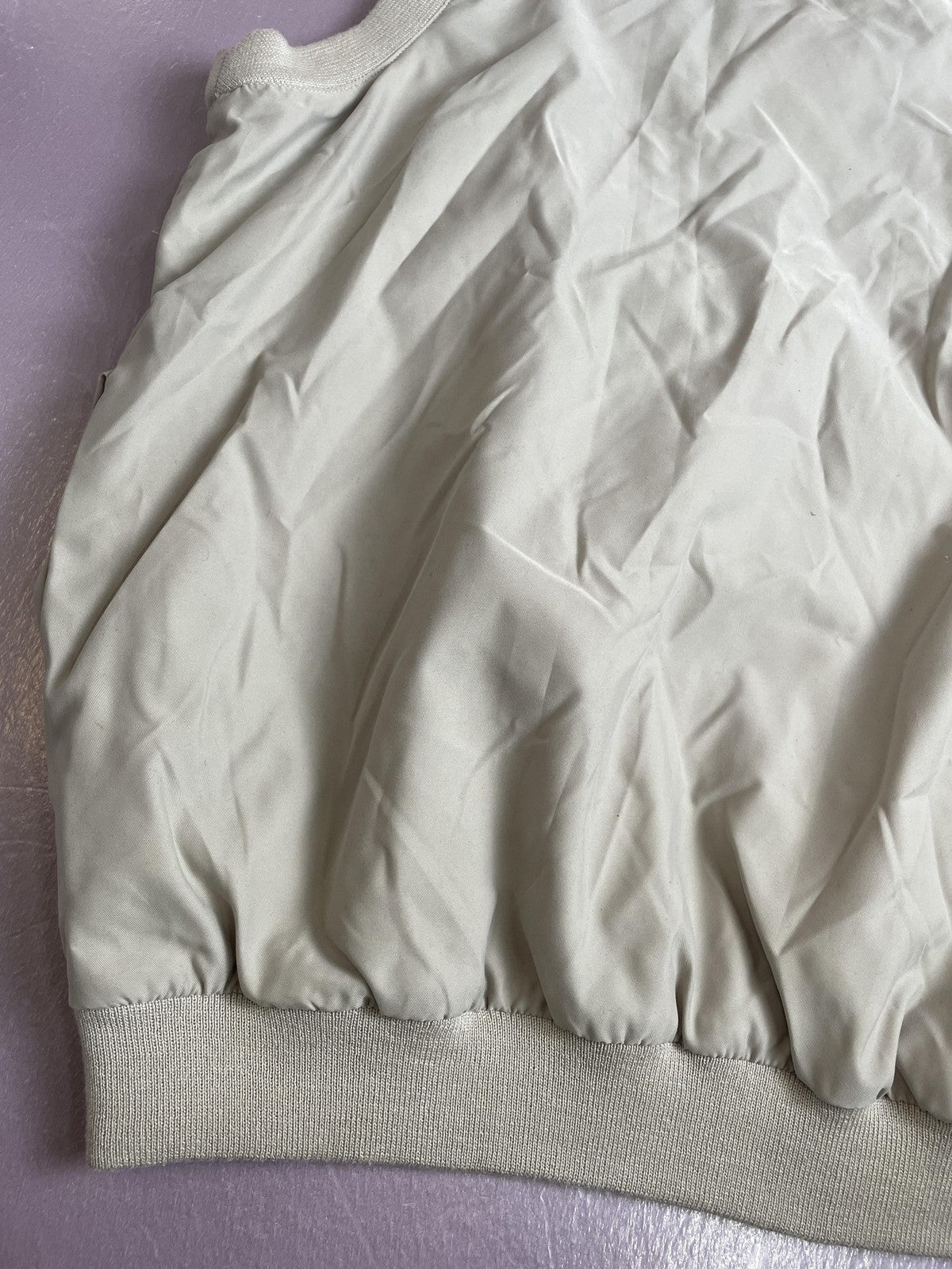 Charles River Windbreaker Vest Mens Large Khaki T-45 Goshawk Navy Embroidered