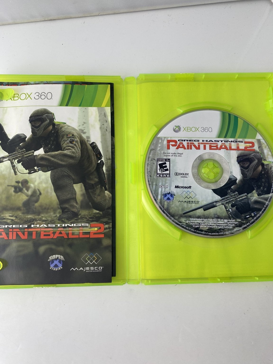 Greg Hastings Paintball 2 Xbox 360 Video Game Multiplayer NTSC Action