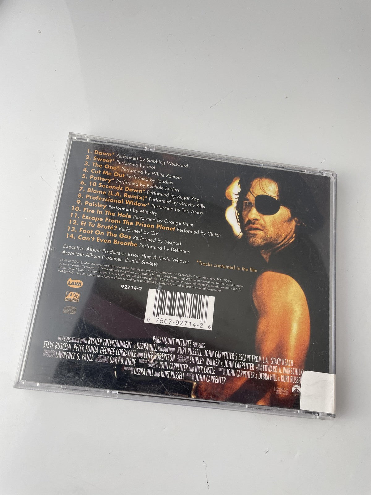 Vintage Escape from L.A. Soundtrack CD 1996 Tool Deftones White Zombie Tori Amos