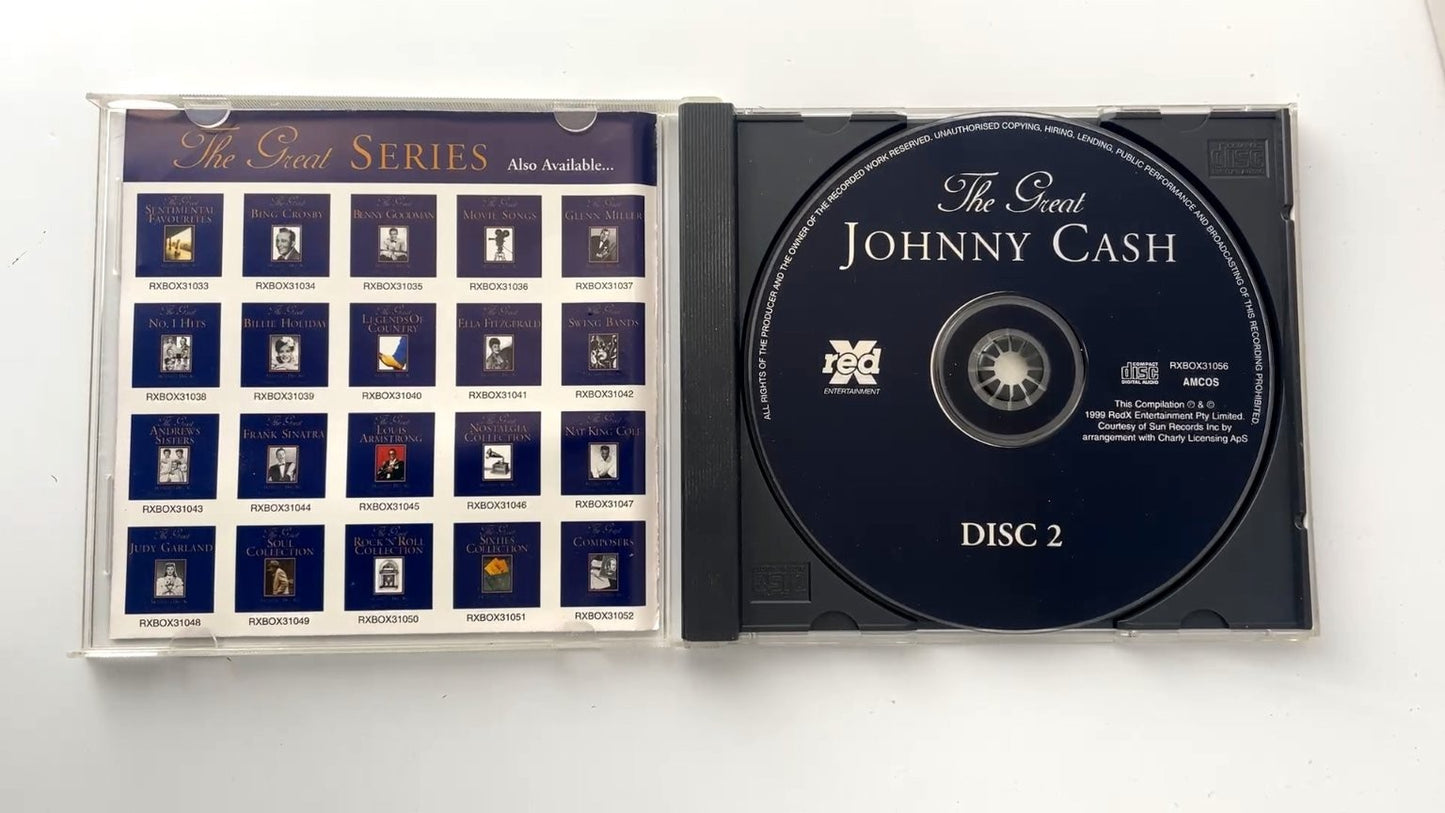Johnny Cash - The Great CD 1999 RedX Entertainment Country disc 2 only