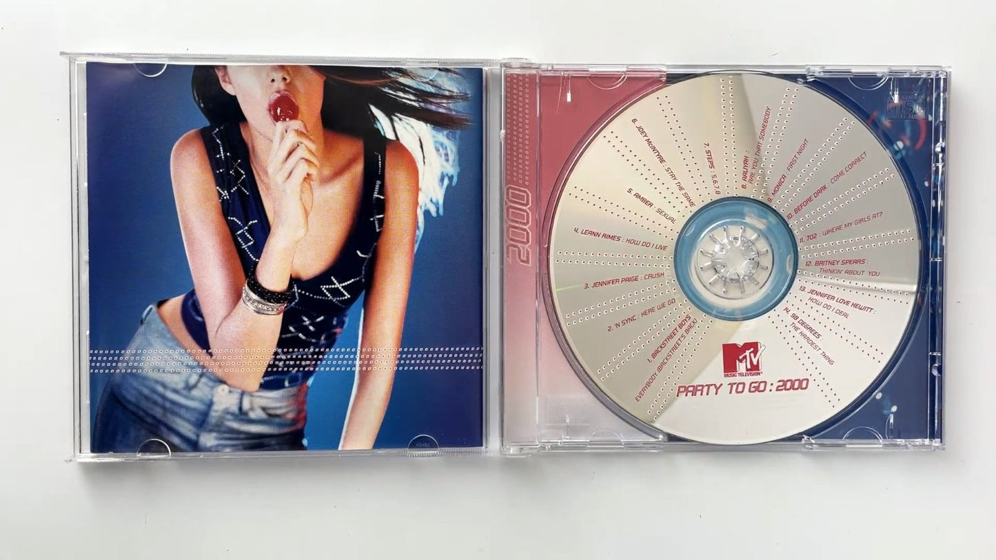 Various Artists - MTV Party To Go 2000 CD 1999 Pop Hip-Hop Tommy Boy
