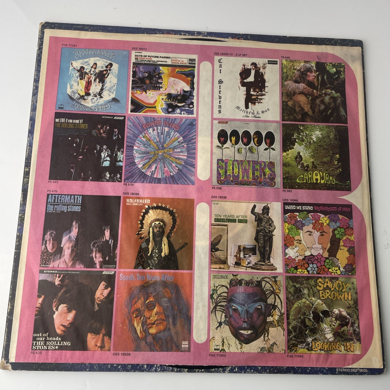 Moody Blues On the Threshold of a Dream LP 1969 Deram Records DES-18025