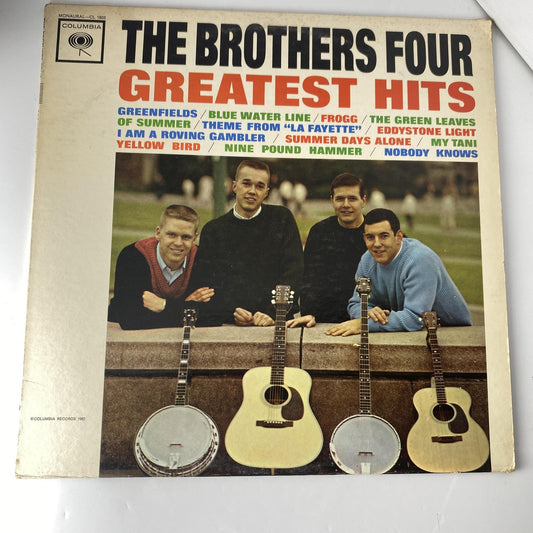 Vintage Brothers Four Greatest Hits 12" Black Vinyl LP 1962 Columbia Folk