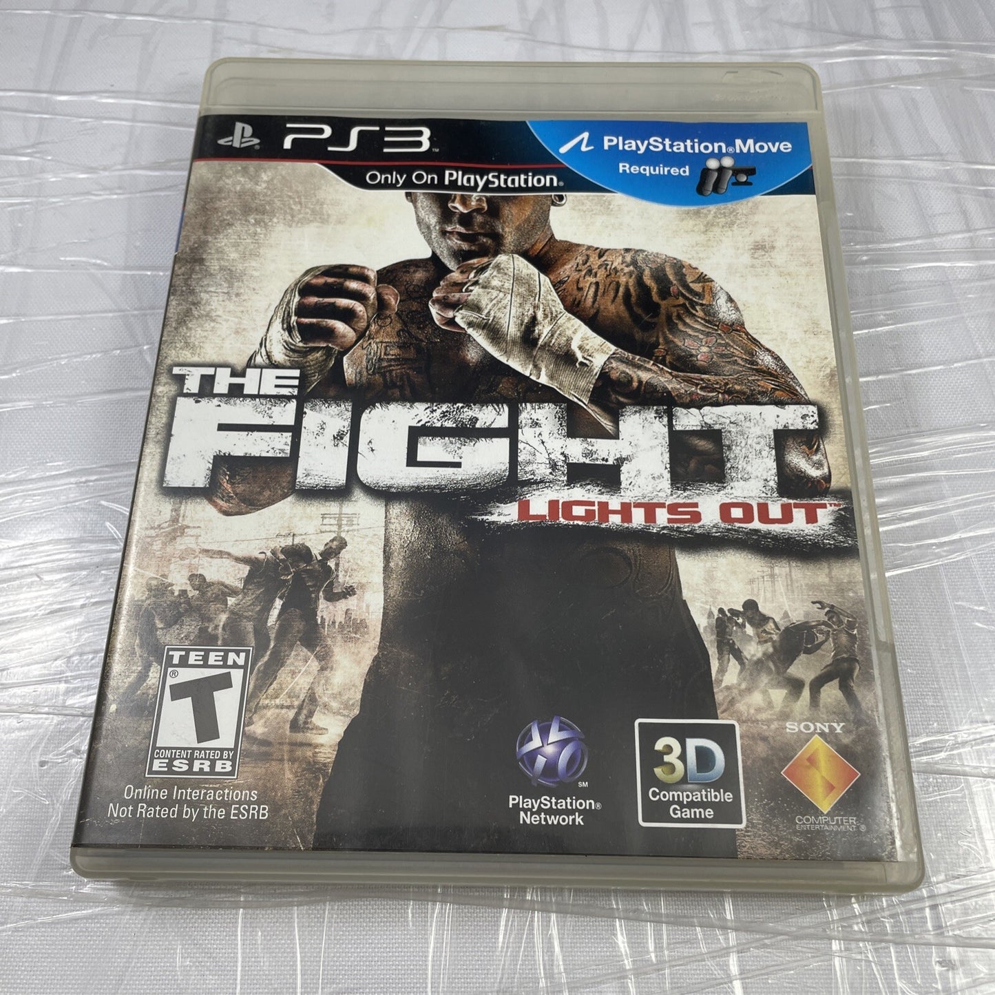 Sony PS3 The Fight Lights Out With Manual Very Good Condition Fighting Game