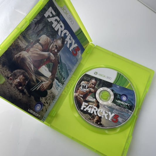 Far Cry 3 (Microsoft Xbox 360, 2012) Complete Game CIB w/ Manual Tested Working