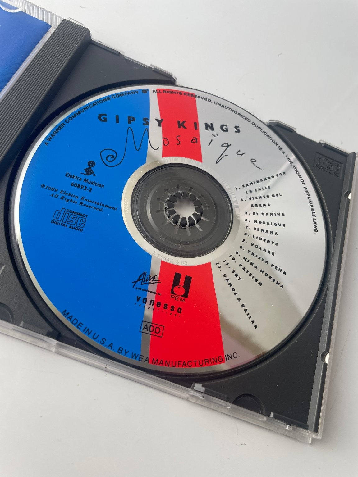 Gipsy Kings - Mosaique CD 1989 Flamenco Latin Elektra Musician