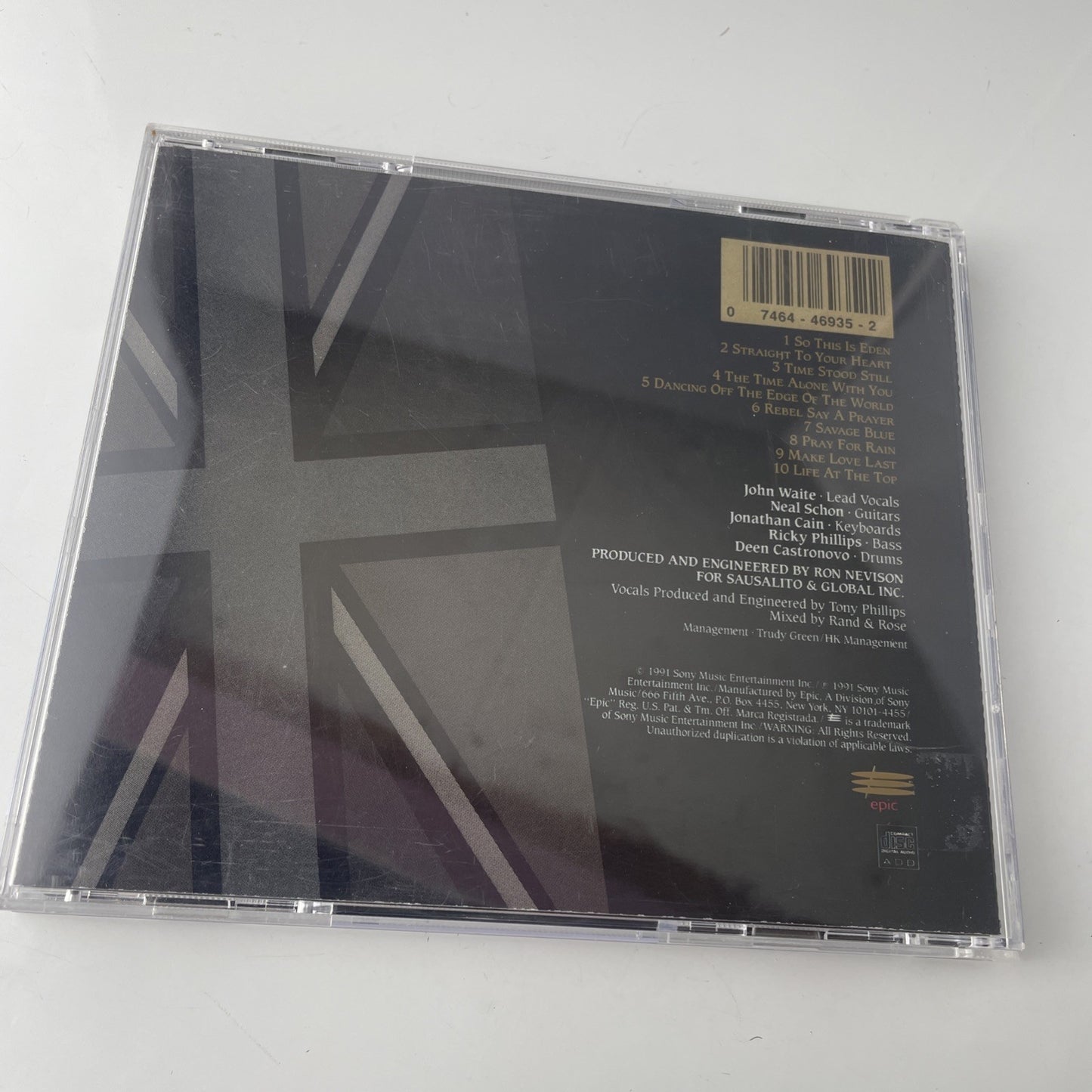 Bad English: Backlash (1991) CD Vintage Original Album 90s Rock