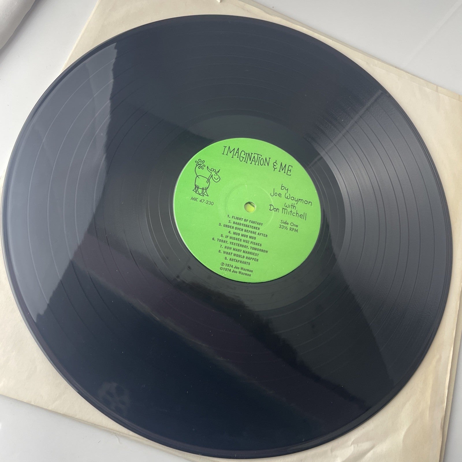 Joe Wayman With Don Mitchell  Imagination & Me  Good Apple  MK 47-230  VG+