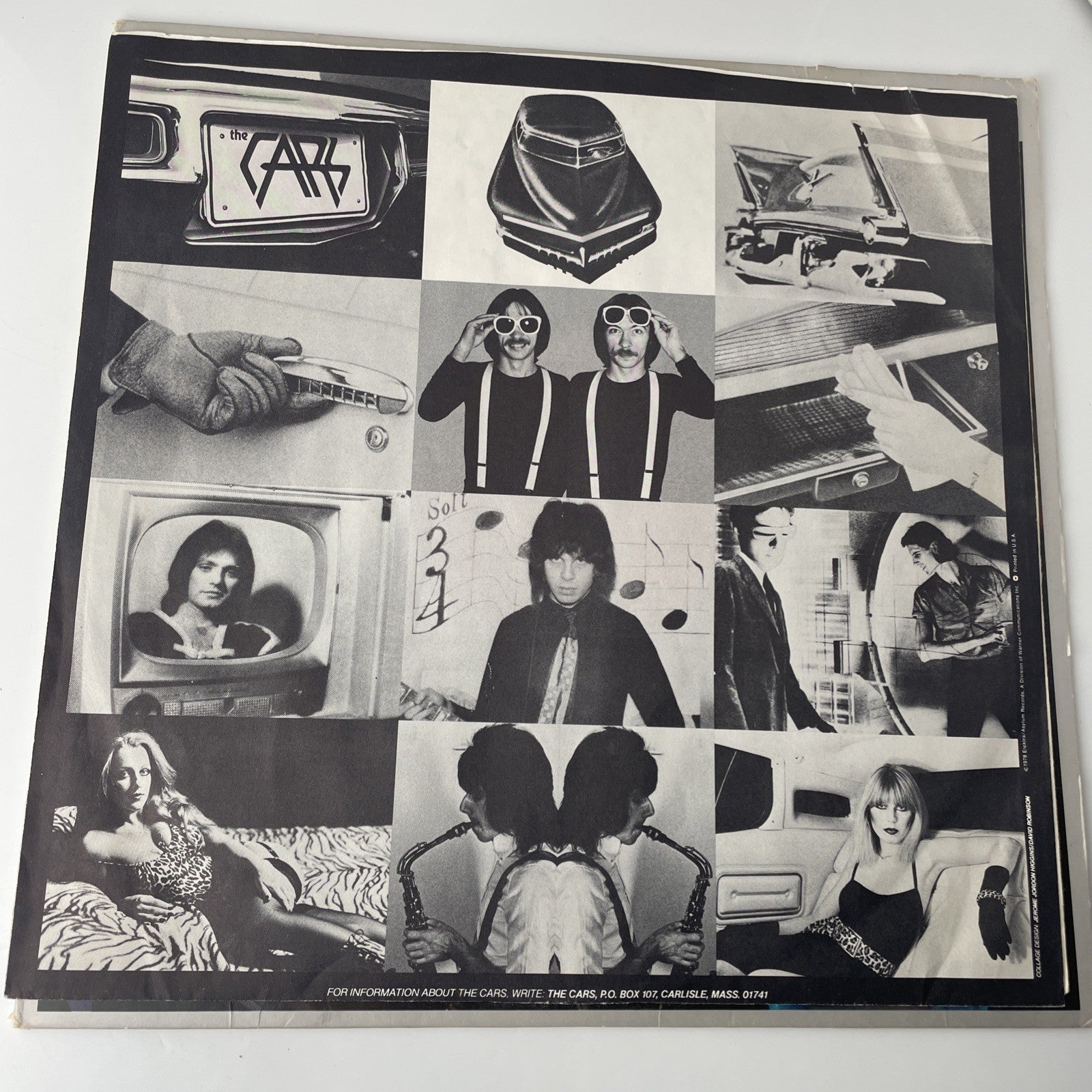 the cars 1978 s/t LP self titled orig new wave synth vinyl album elektra 6E-135!