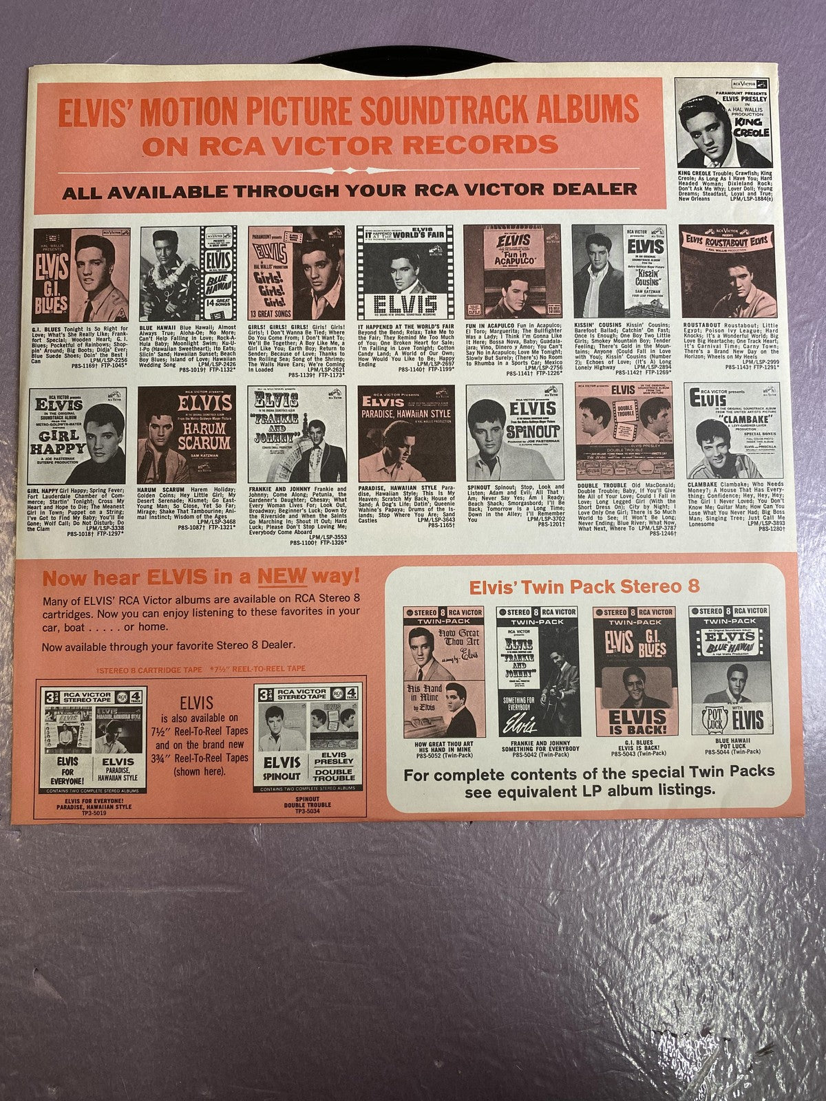 Vintage Elvis Presley On Stage February 1970 Vinyl 12" LP RCA Victor Rock