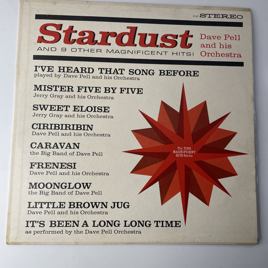 Dave Pell ‎– Stardust (And 9 Other Magnificent Hits!): Tops Records LP (Jazz)