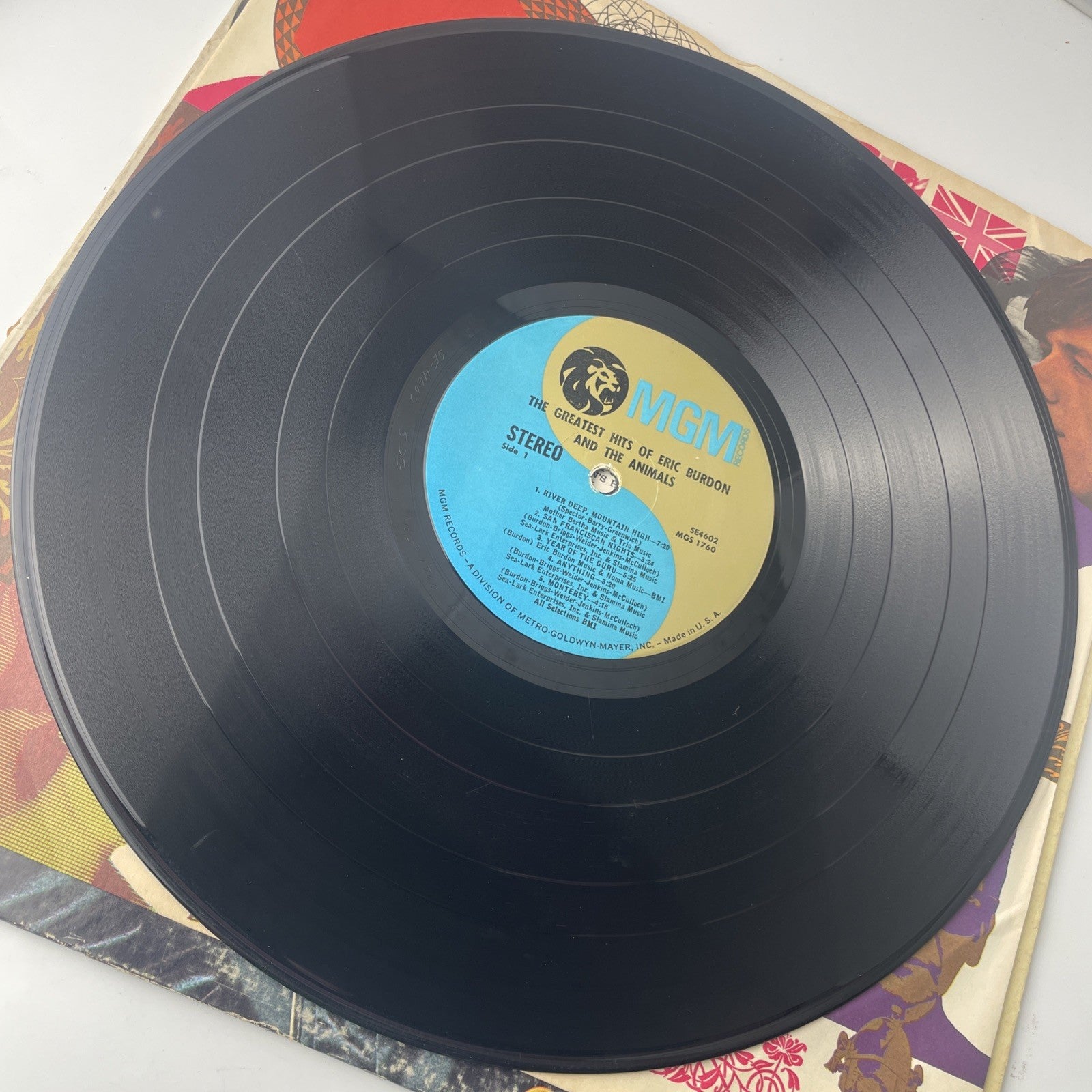 Eric Burdon And The Animals Greatest Hits LP (1969) Vinyl