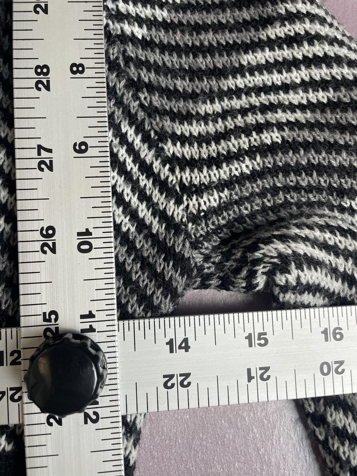 Say What Demanding Sweater Dress Womens Small Black White Cowl Neck Belted